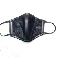 Leather Mesh Face Mask